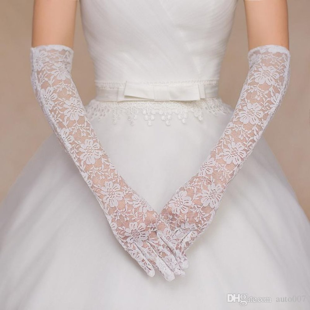 Glove with Lace (long)